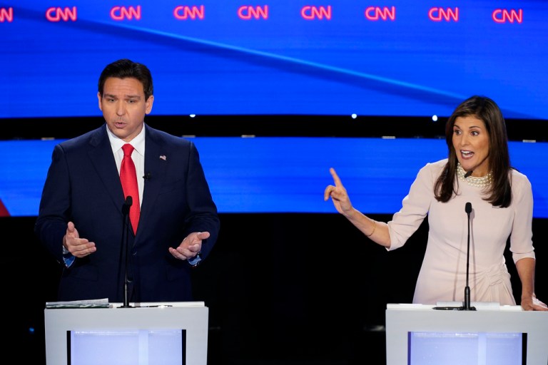 Republican debate: Haley and DeSantis tangle over abortion stances