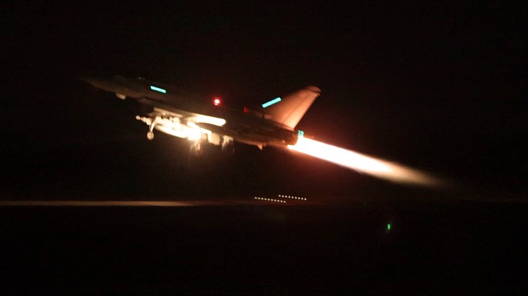 US launches second night of airstrikes against Houthis