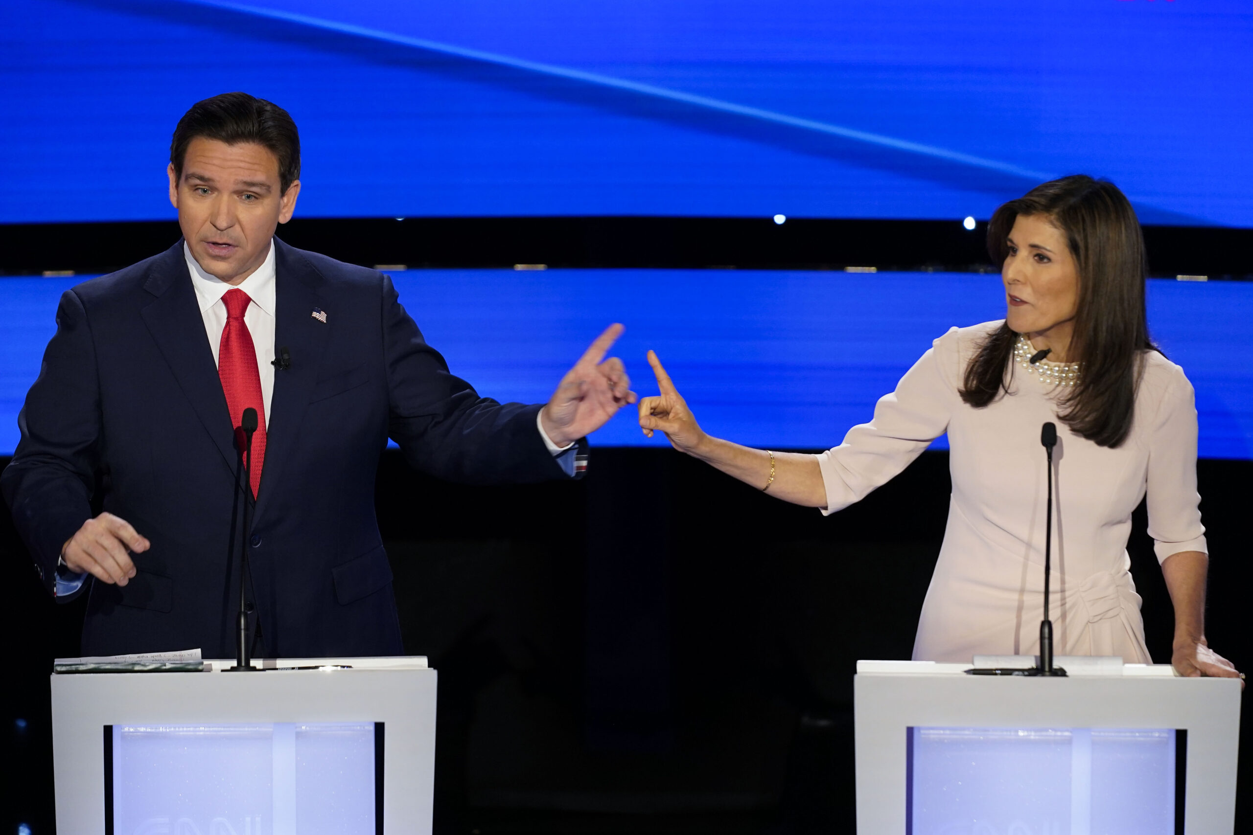 Haley overtakes DeSantis for second in new Iowa poll, but Trump still leads