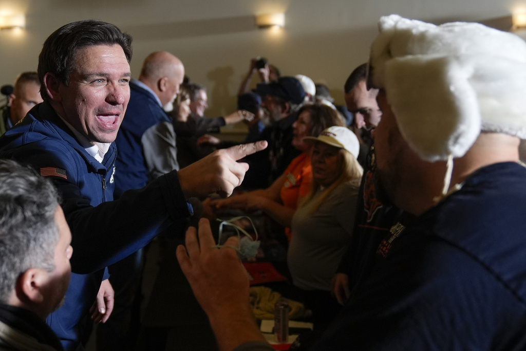 Ron DeSantis clinches second-place finish in Iowa caucuses after Trump domination