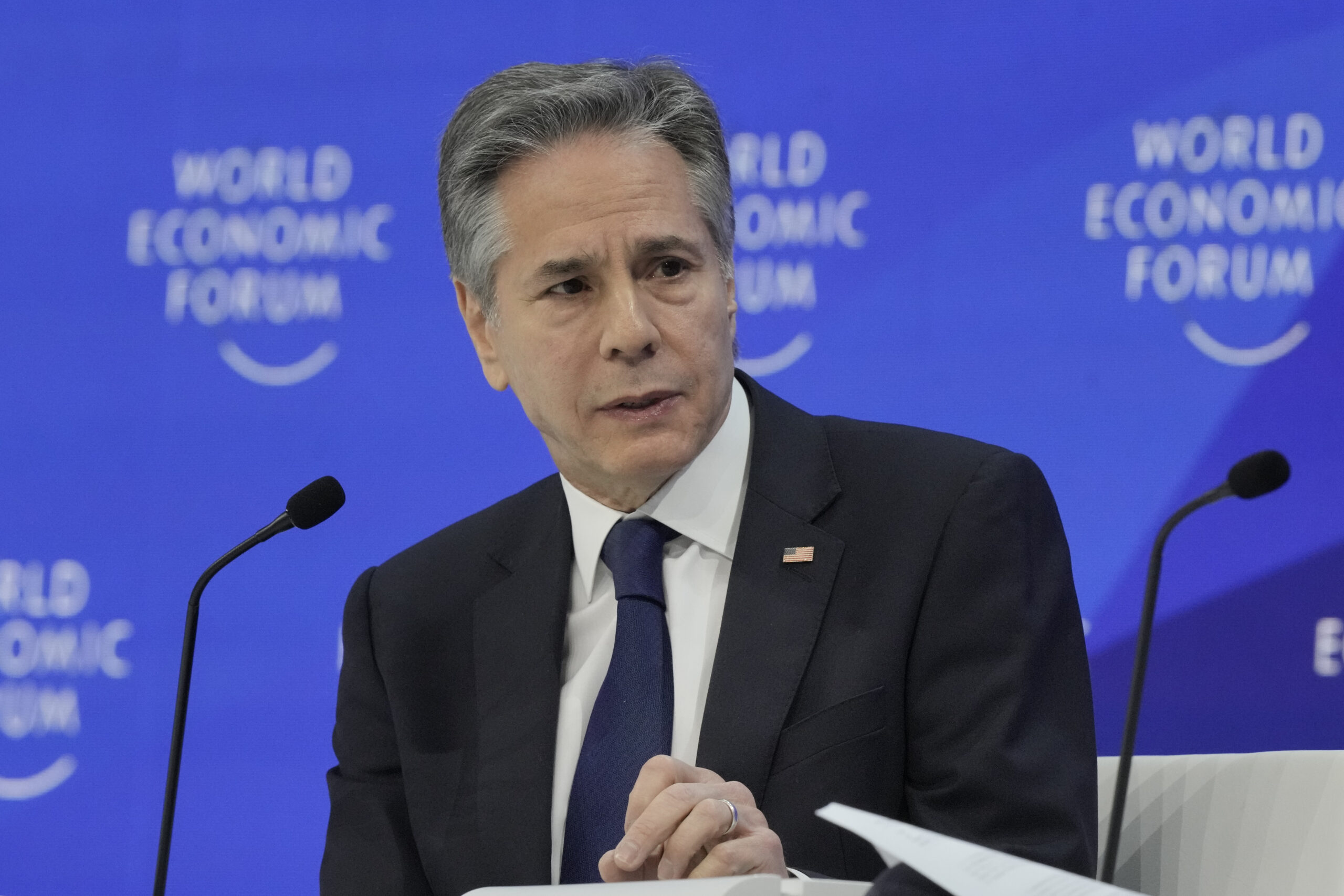 Blinken stuck in Davos after Boeing aircraft experiences oxygen leak