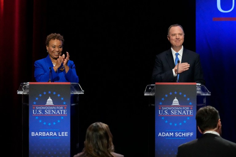 California Senate hopefuls spar over Israel’s war in Gaza at first 2024 debate