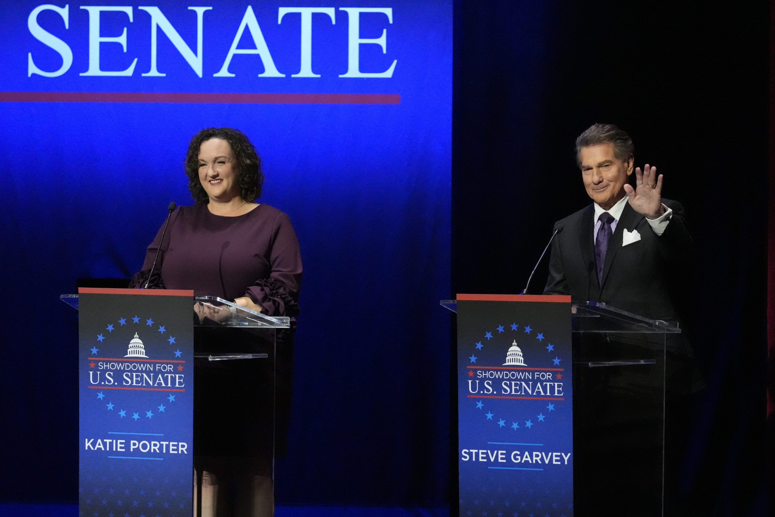 Porter outraises Garvey but remains neck and neck in California Senate race