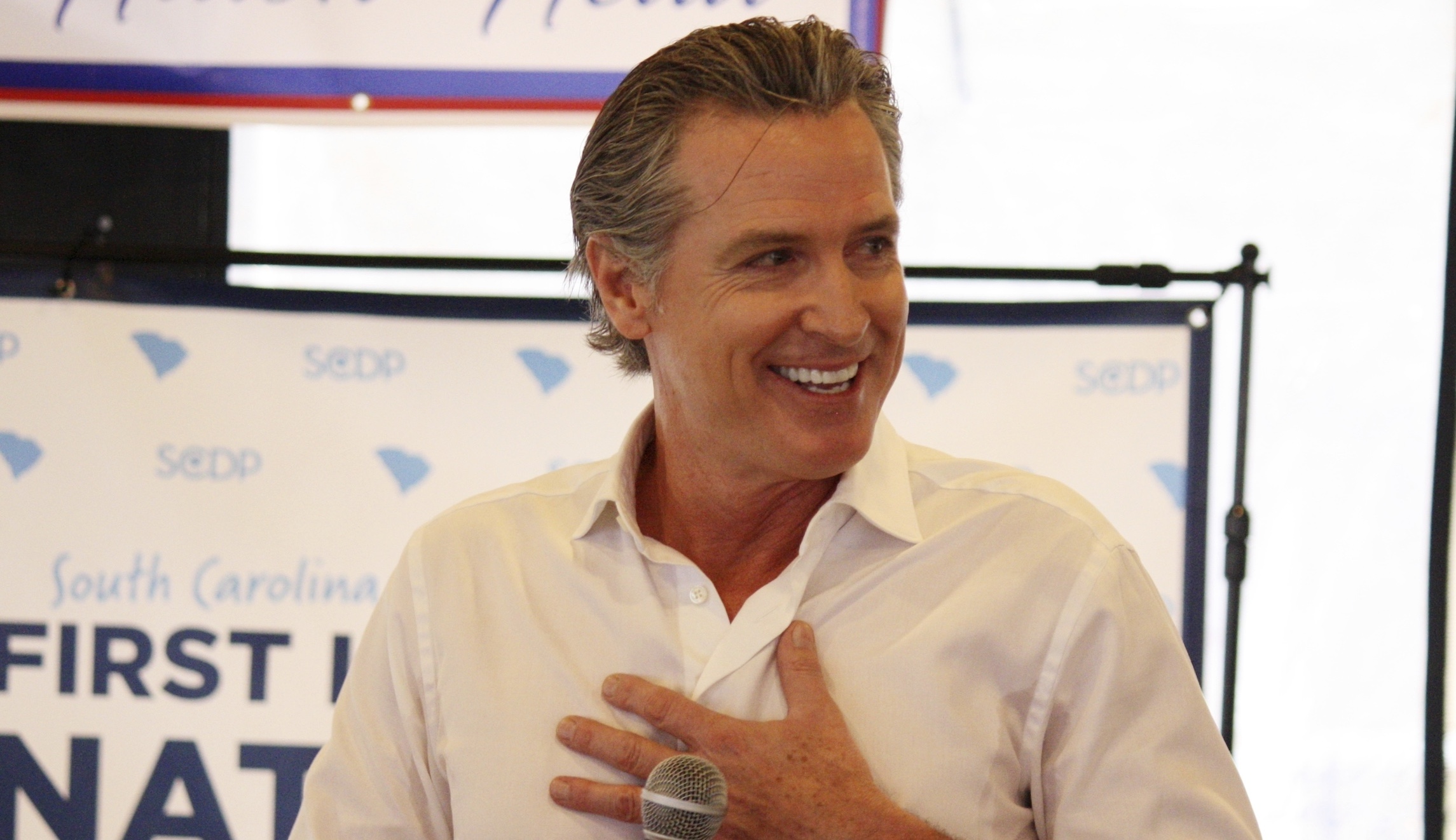 Gavin Newsom thinks the Democrats are ‘crushing it’ and should pat themselves on the back