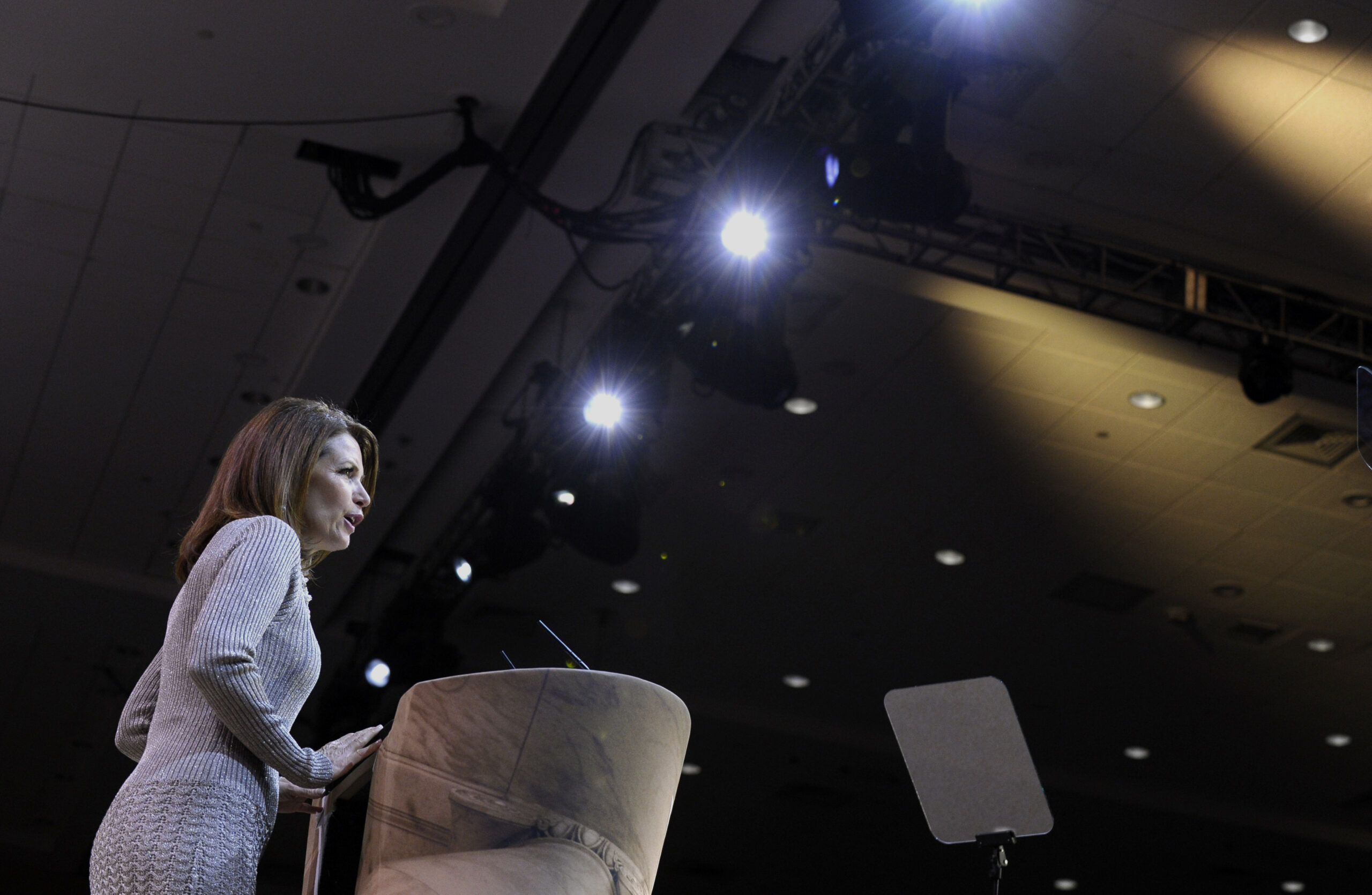Michele Bachmann blasts Hillary Clinton as GOP summit ends
