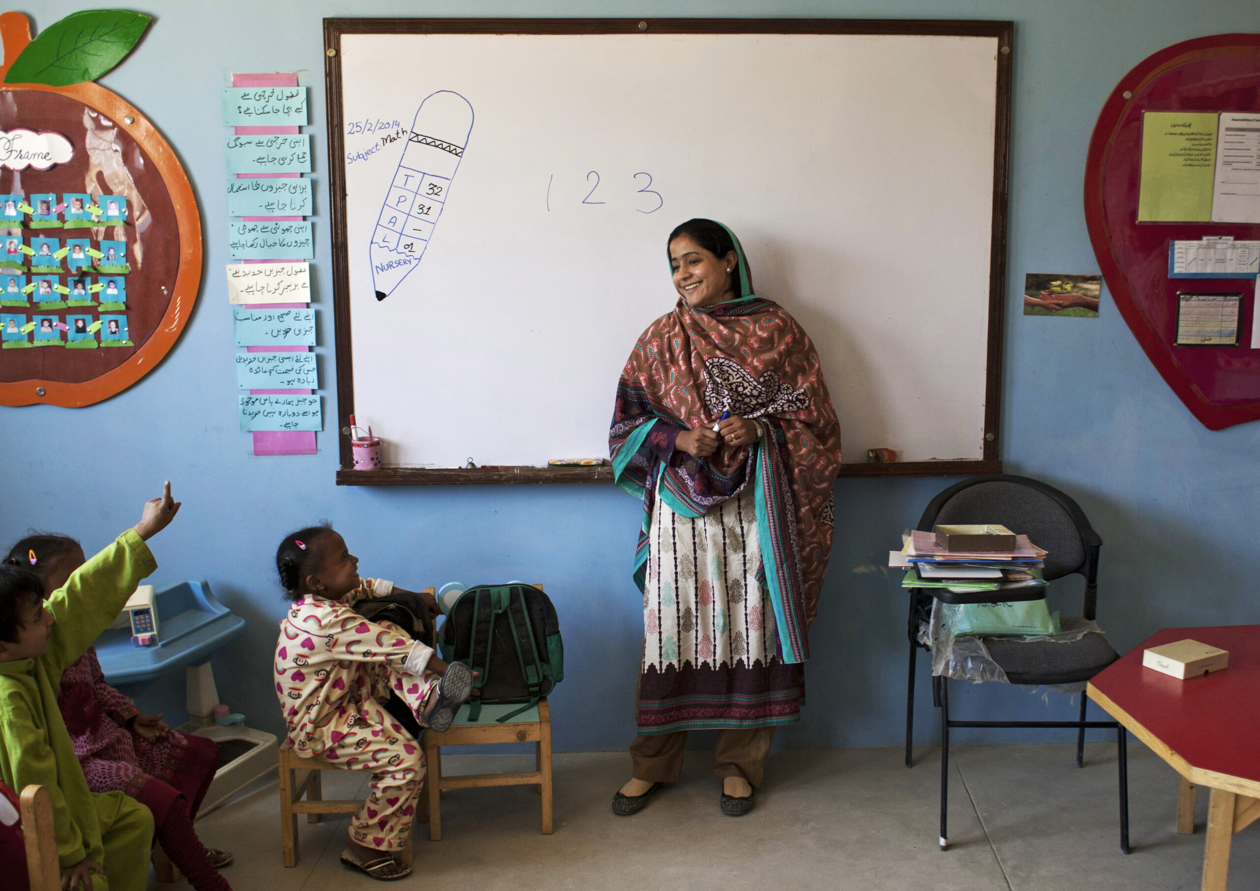 Pakistani woman on a mission to educate children