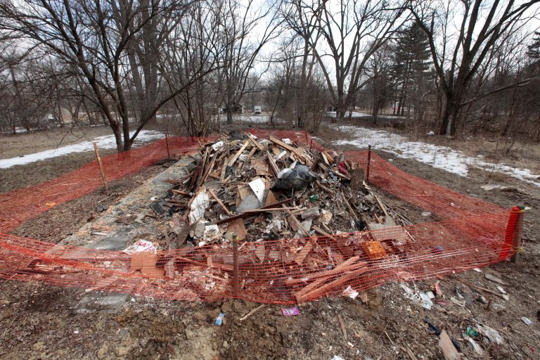 Home demolitions turn Detroit into blank canvas