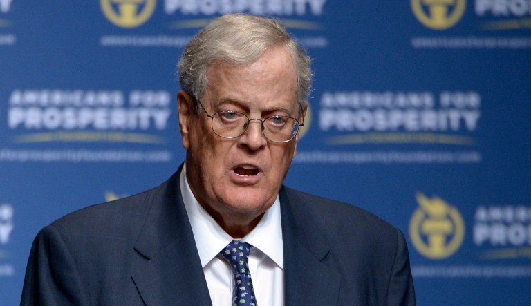 David Koch stepping down from political, corporate roles due to health issues