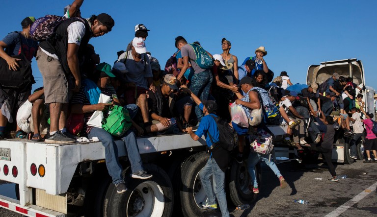 ‘Migrant caravan’ has no right to be here