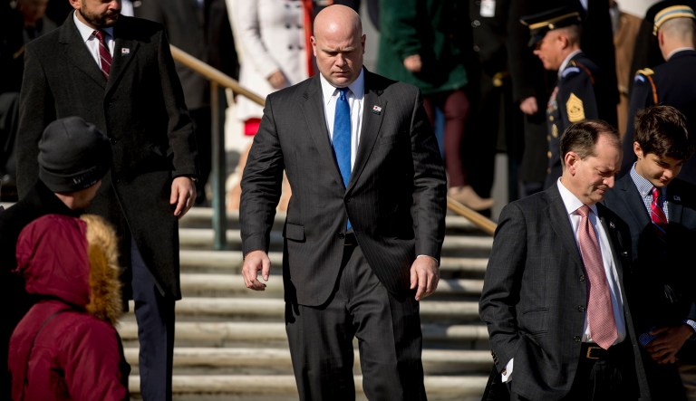 Justice Department: Matt Whitaker as acting attorney general appointment is proper