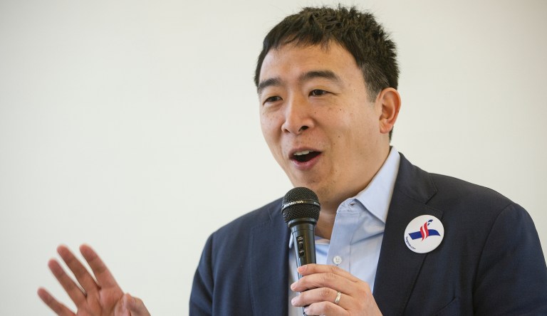 Having outlasted senators and governors Andrew Yang scales up his campaign