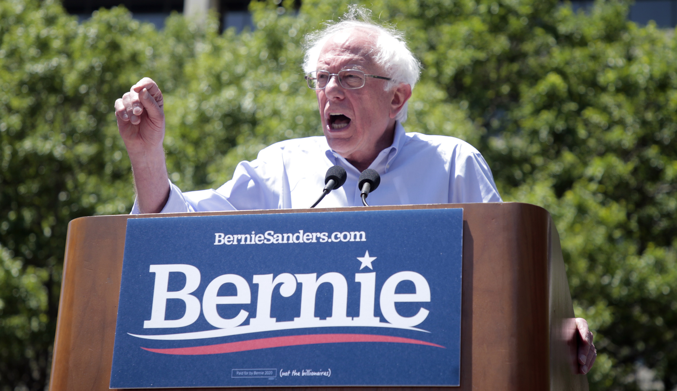 Bernie Sanders downplays socialist label on campaign trail