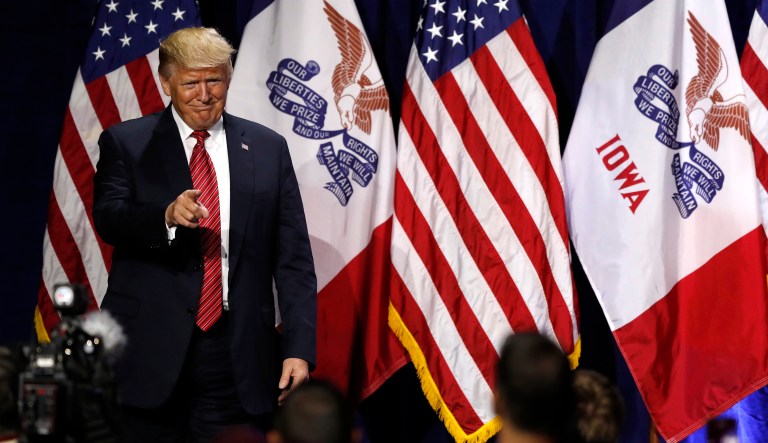 Trump support holding in Iowa despite China trade flap — for now