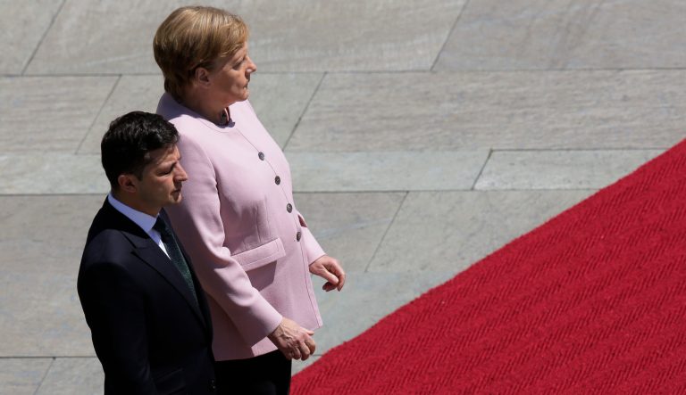 WATCH: Angela Merkel filmed shaking during German national anthem