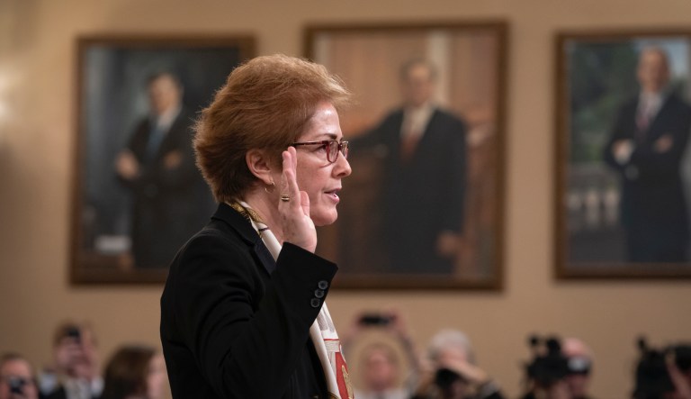 Marie Yovanovitch is the only impeachment witness so far to demonstrate a legitimate gripe