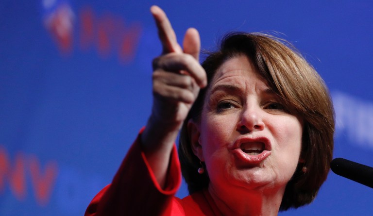 Amy Klobuchar dings 'bumper sticker' plans of 2020 Democratic rivals