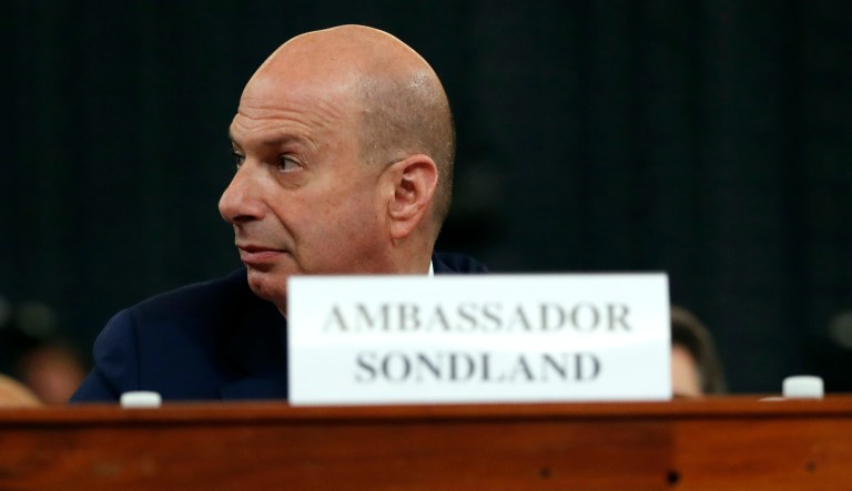 With Sondland confirming quid pro quo, only Giuliani and Mulvaney can exonerate Trump now