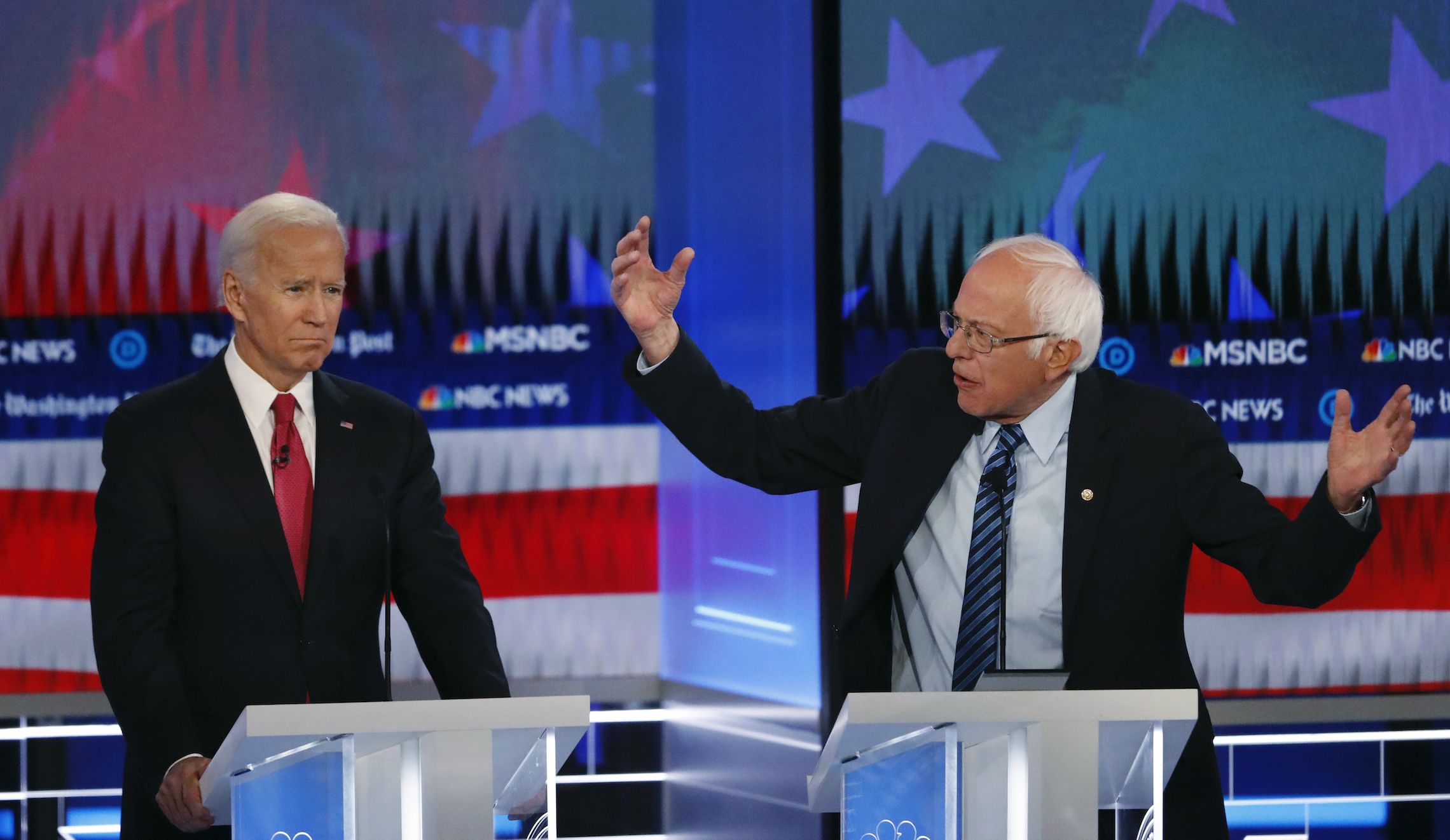 'I am the clear front-runner': Biden says Democratic nomination is his to lose