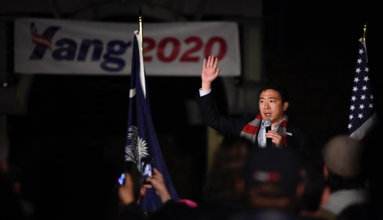 Woman accuses Yang of firing her over gender pay gap