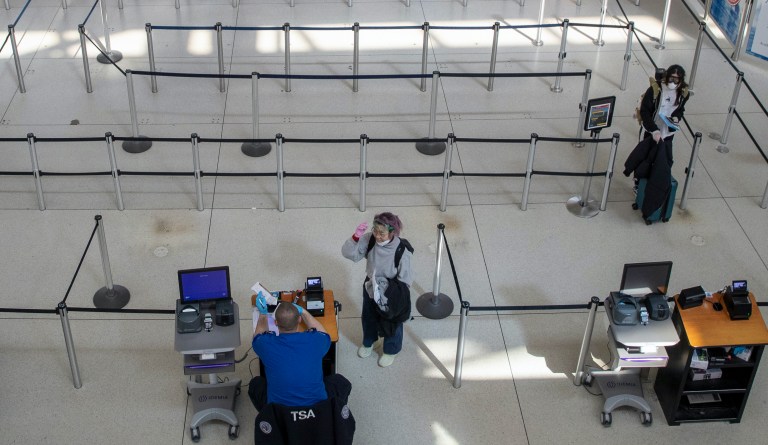 TSA screening rates drop to lowest in a decade as coronavirus dries up air travel