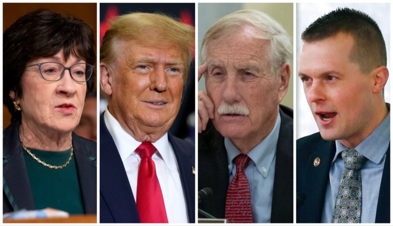 All but one of Maine’s congressional delegation condemn Trump’s 2024 ballot removal