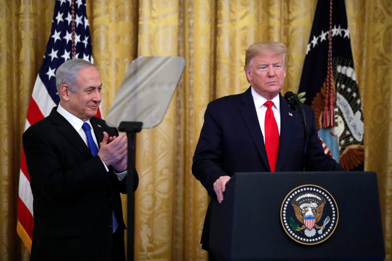 Trump proposes Palestinian state with capital in east Jerusalem