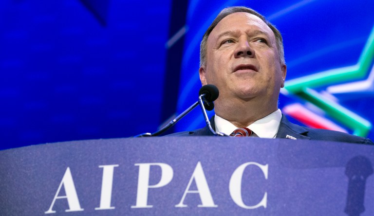 At AIPAC, Mike Pompeo misses an opportunity on China
