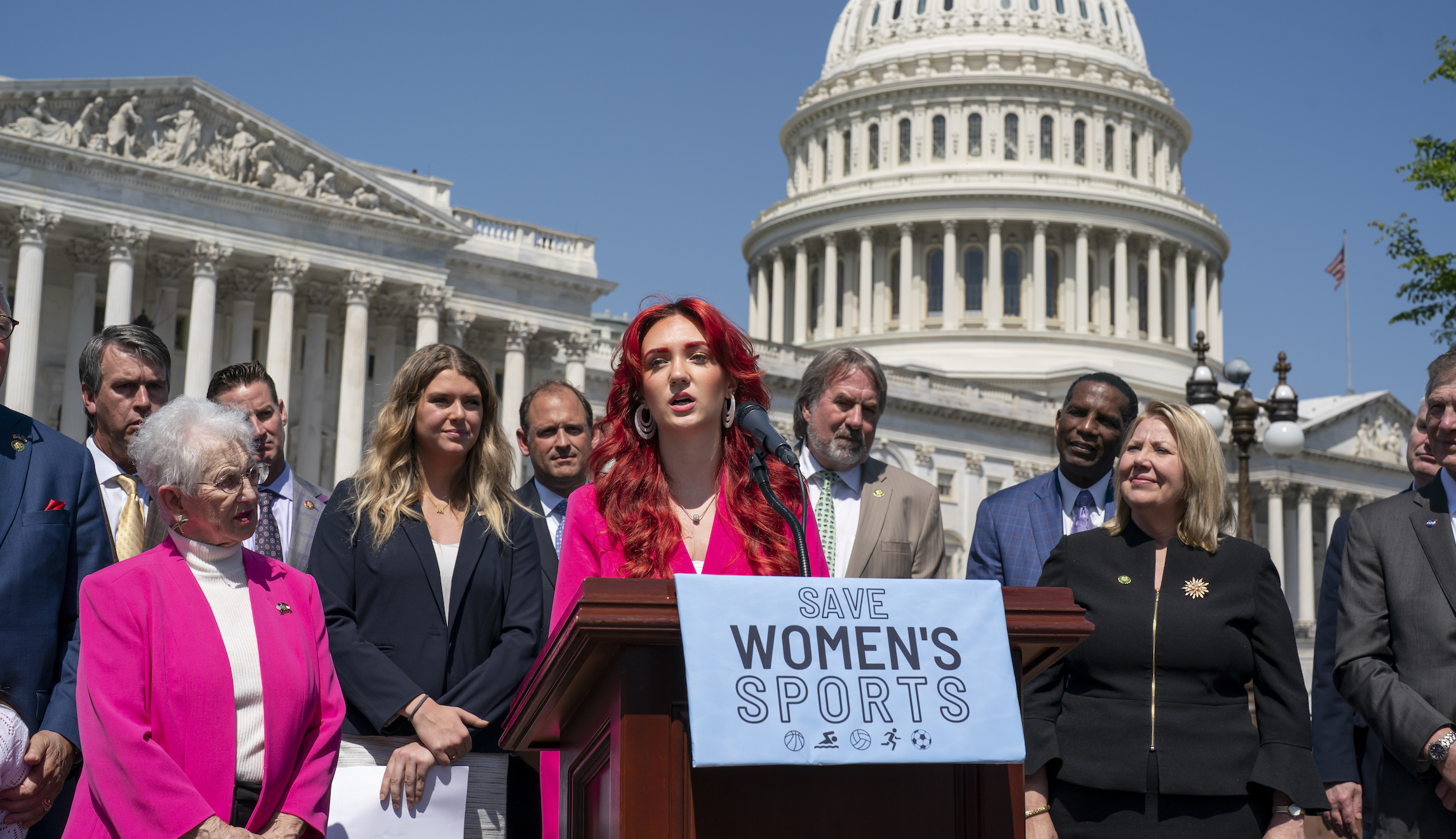 Conservative groups launch portals to fight Biden transgender sports rules