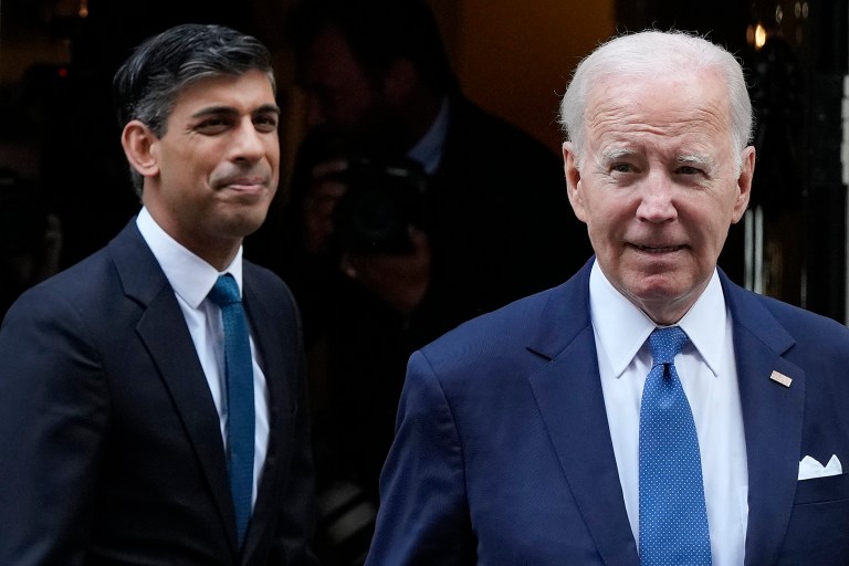 Biden-Sunak meeting readout silent on Ukraine cluster bombs amid backlash