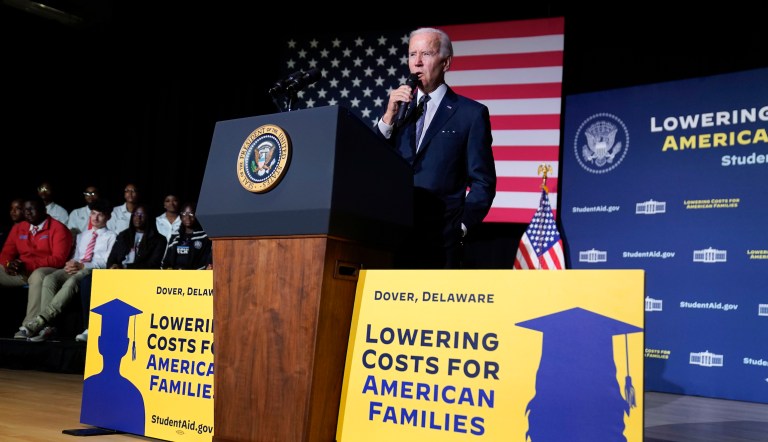 Biden squeezed from both sides over student loan forgiveness