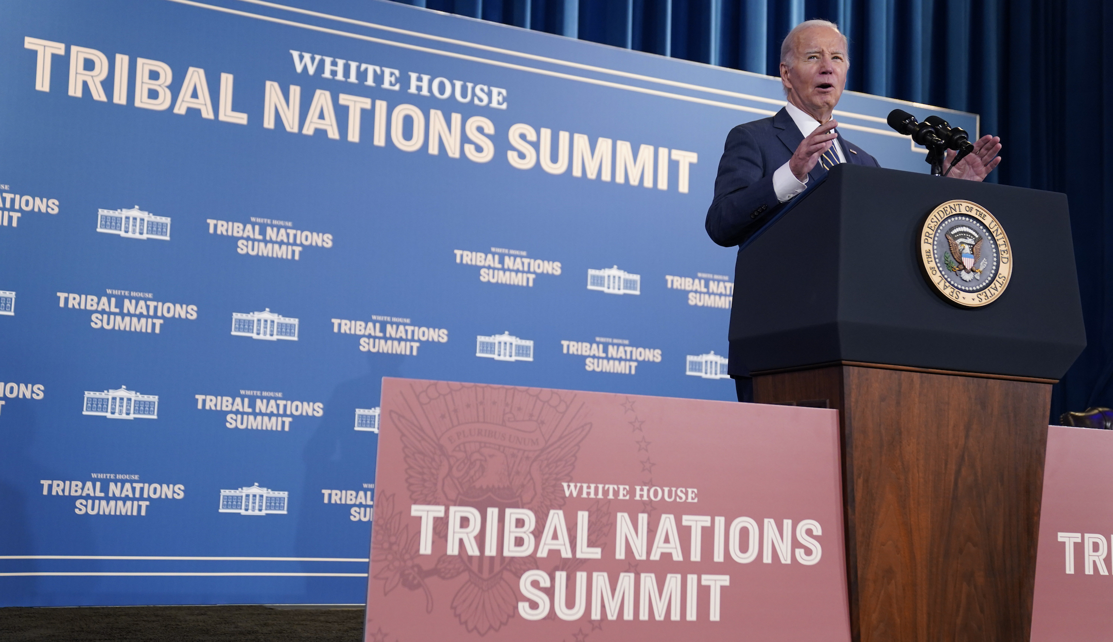 Biden encourages Native American group to compete as its own nation at Olympics
