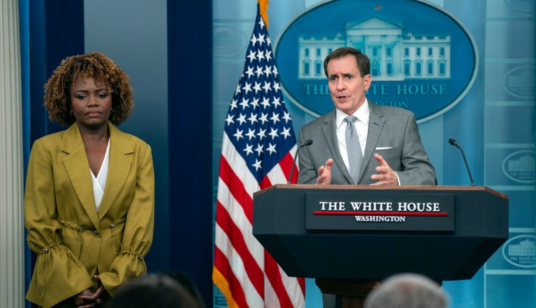 White House official denies reports of briefing room tensions