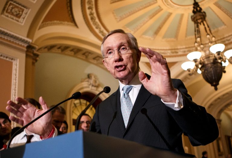 Harry Reid complains about Ted Cruz wasting time with filibuster, blocks Cruz’s request to expedite vote