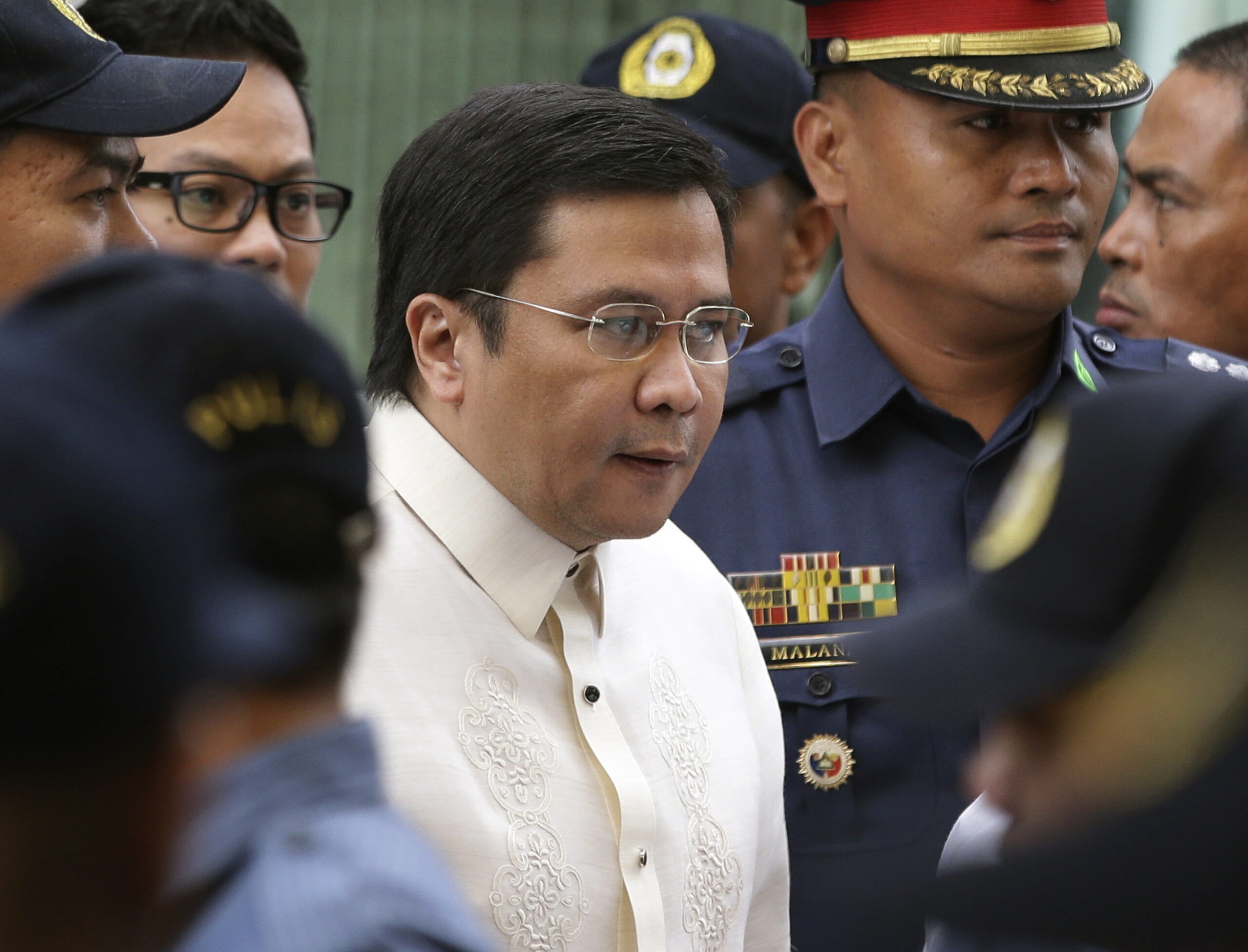 Philippine court gives not guilty plea for senator