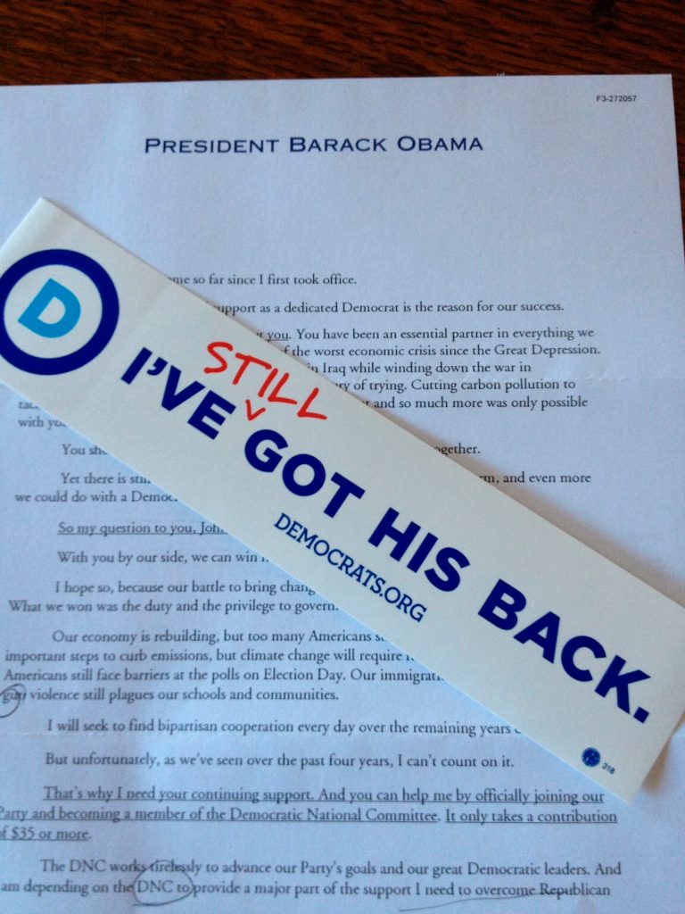 Worried Obama begs donors, ‘Do you still have my back?’