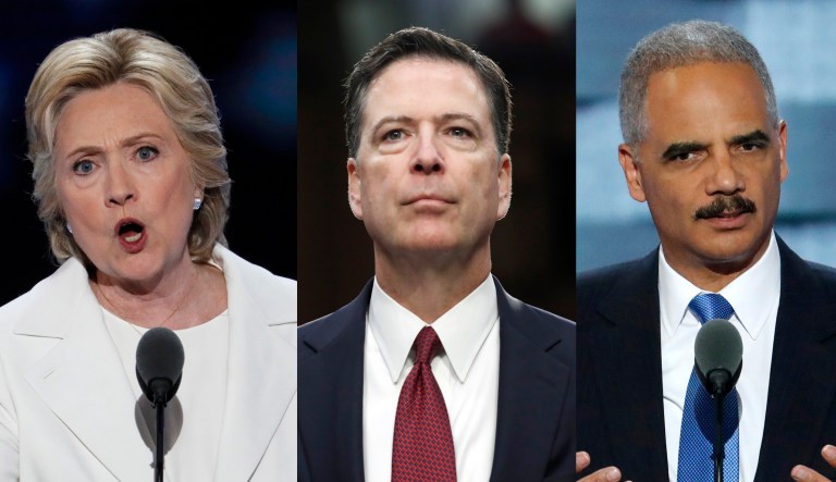 Clinton, Comey, Holder targeted by GOP bill for lying to Congress