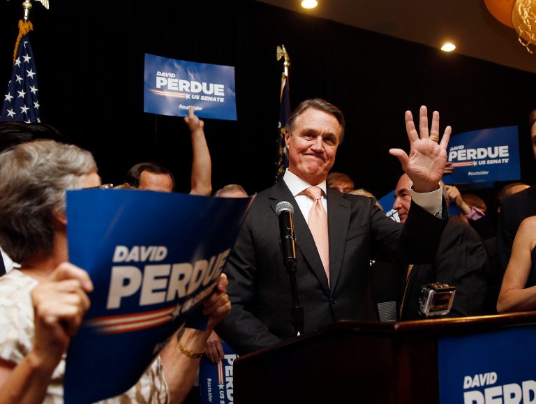 Nunn and Perdue shift to fall battle of outsiders