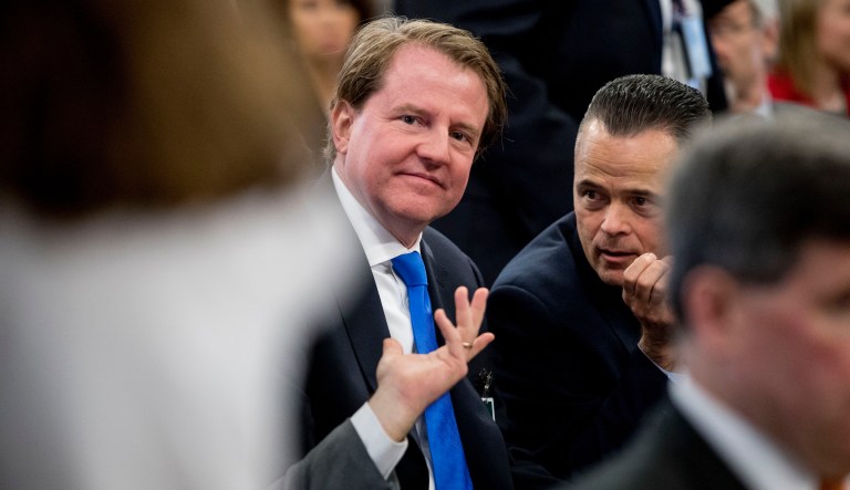 Judge grants temporary hold to McGahn on subpoena ruling