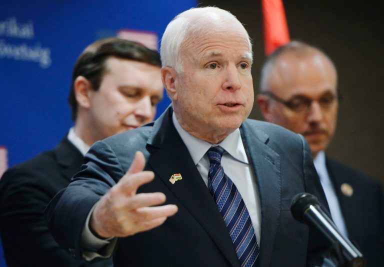 Eight U.S. senators headed to Ukraine on Thursday
