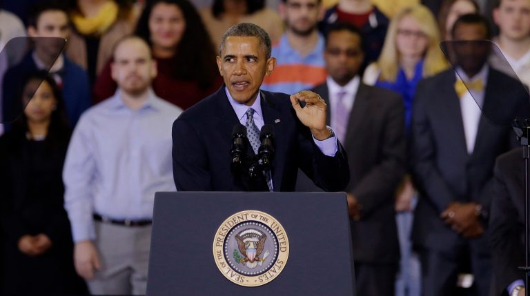 Obama takes minimum wage push to Connecticut