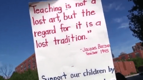 VIDEO: Despite proposed pension cuts, labor unions forced to back Illinois Gov. Pat Quinn