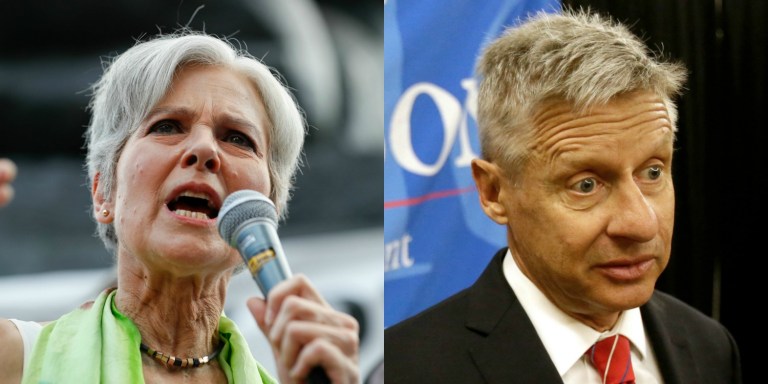 Half of voters want Johnson, Stein in debates