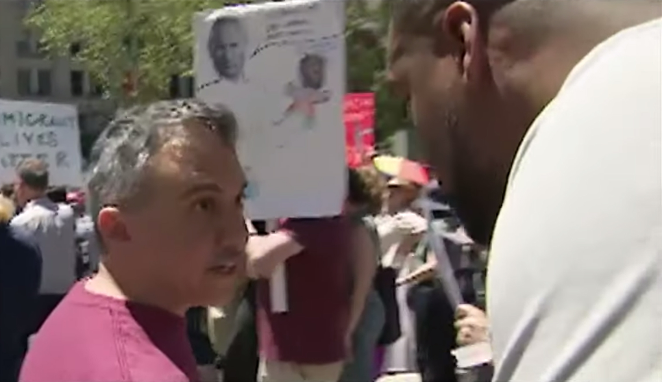 Black reporter harassed at impeach Trump protest: ‘Go back to Fox News to pick cotton’