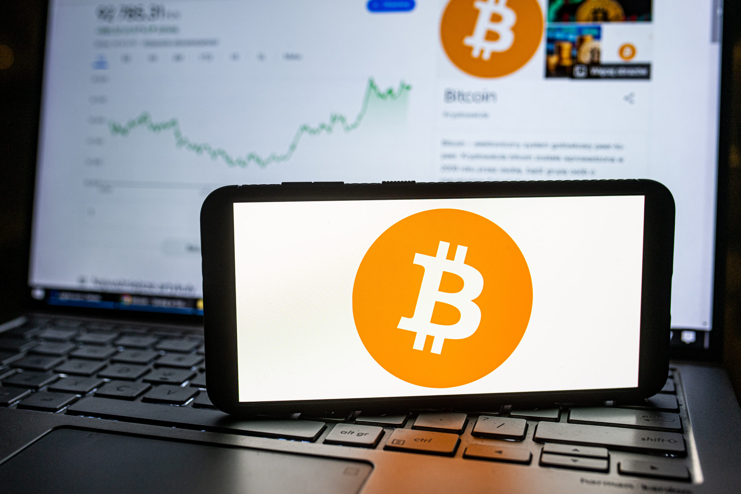 Bitcoin breaks $45,000 for first time since April 2022
