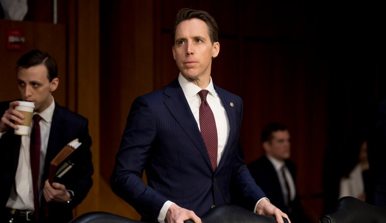 Sen. Josh Hawley (R-MO).