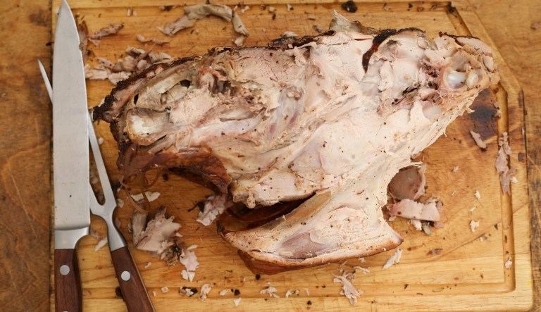 A pile of leftover Thanksgiving turkey changed meals forever