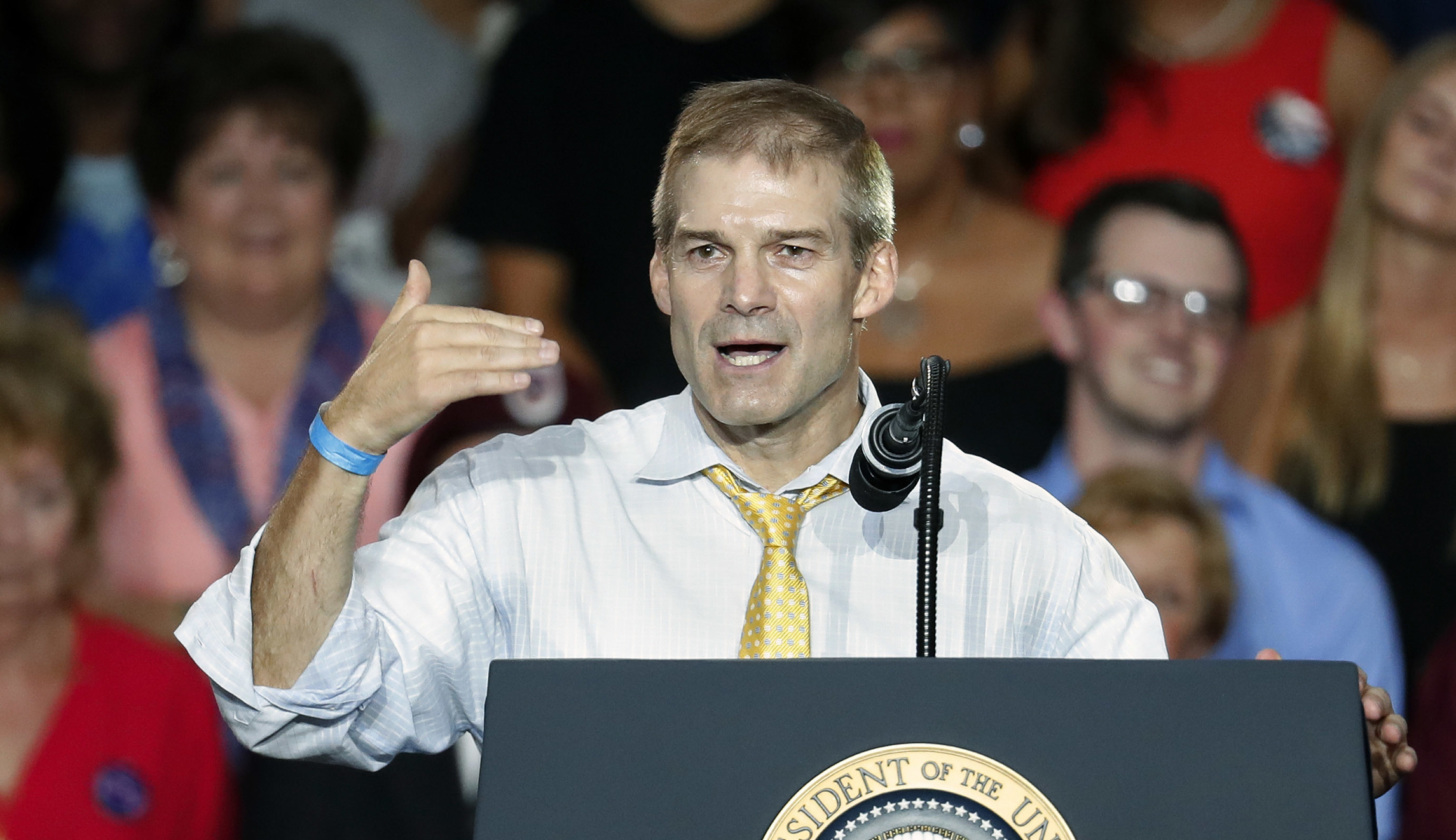 Jim Jordan pledges to fight for the border wall if elected speaker