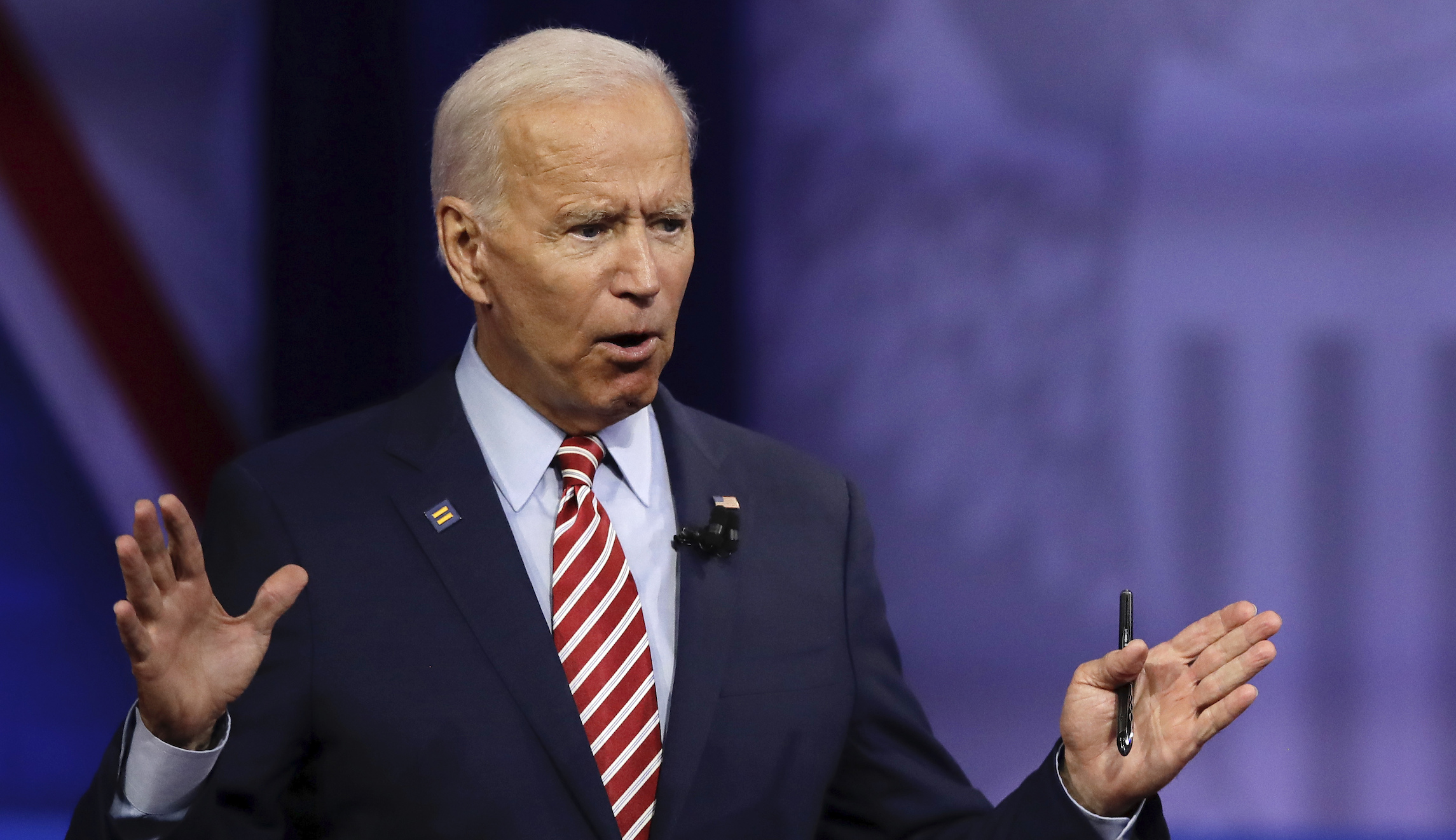 ‘Well, now there’s 12’: Biden grouses about crowded 2020 Democratic debate stage