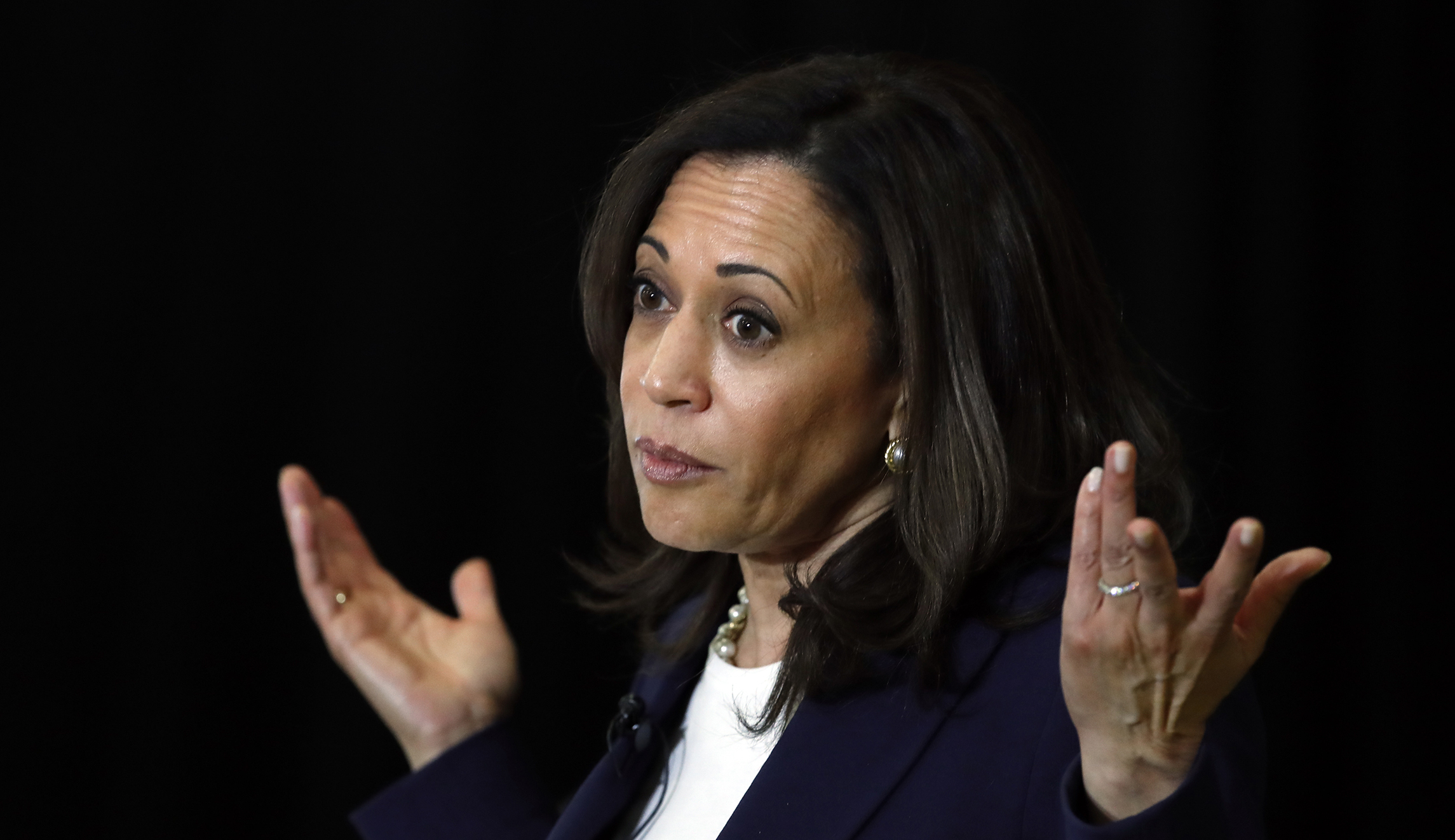 Kamala Harris hits campaign trail amid questions about Democratic bench