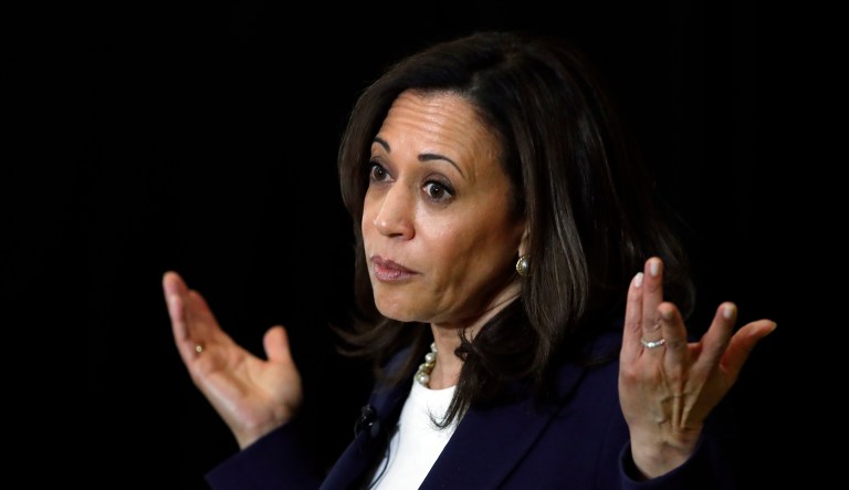 Kamala Harris hits campaign trail amid questions about Democratic bench
